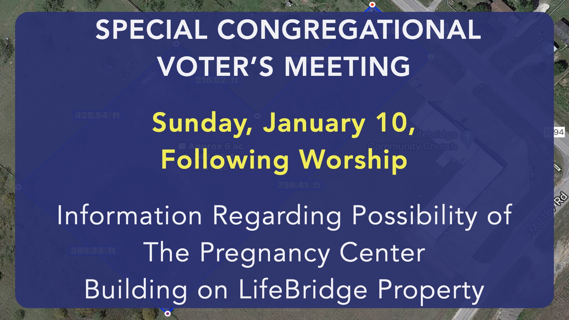 Special Voters’ Meeting – LifeBridge Community Church